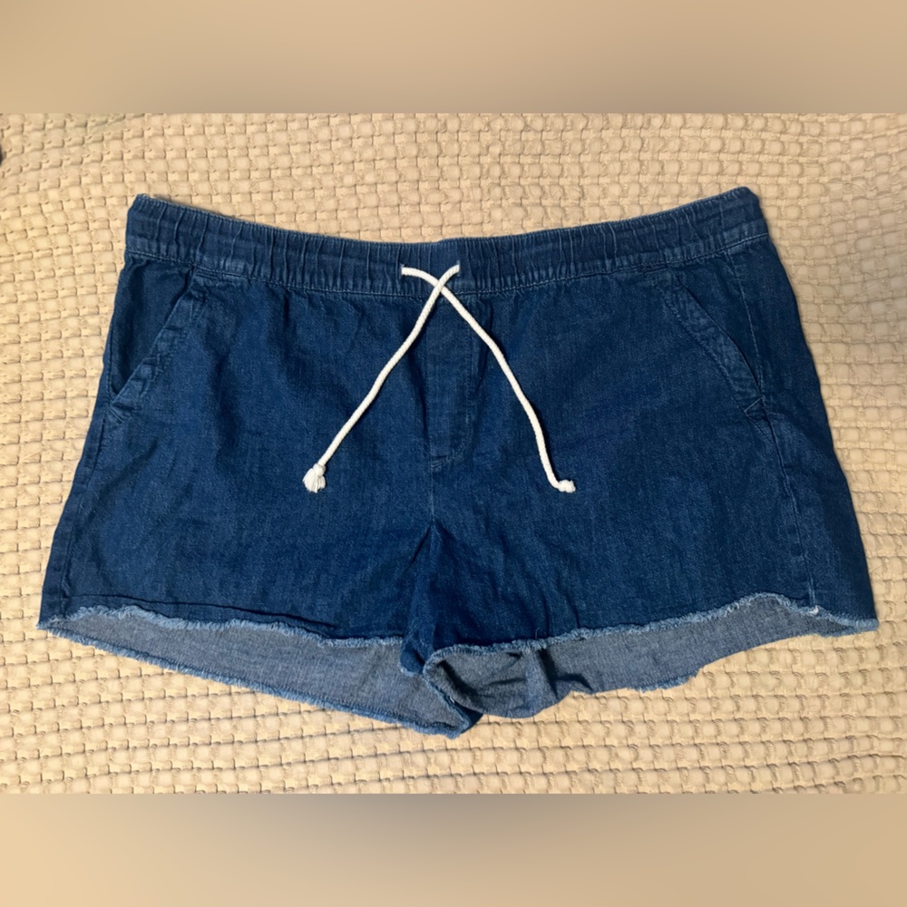 LOFT Denim Drawstring Short